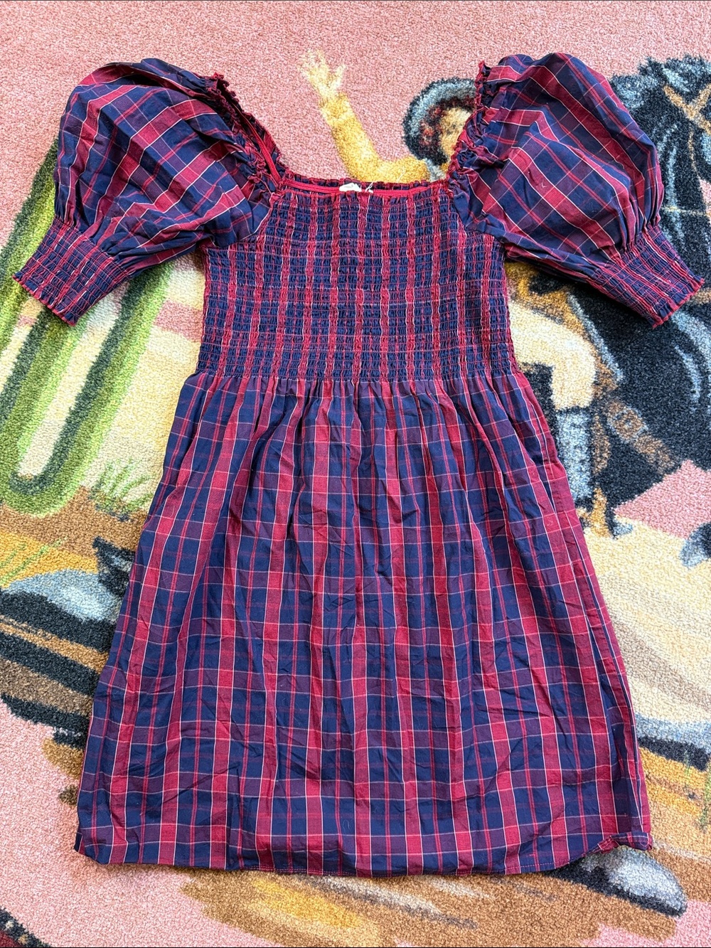 PLAID GINGHAM DRESS NICOLE MILLER MINI